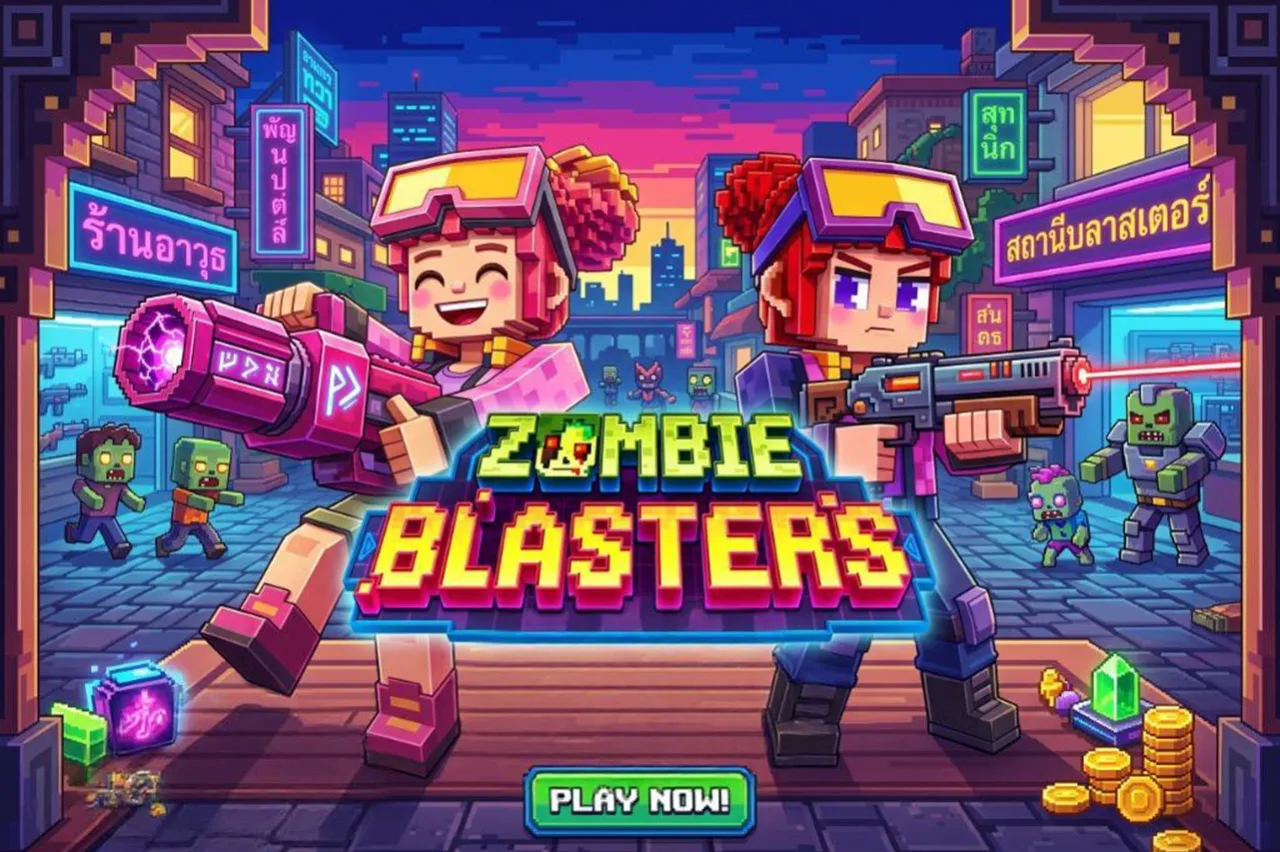 สอนเล่น Zombie Blasters คู่มือเจาะลึกระบบและกลยุทธ์การเอาชีวิตรอด